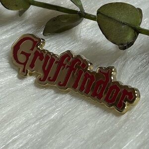 Gryffindor Enamel Red and Gold tone Hogwarts pin